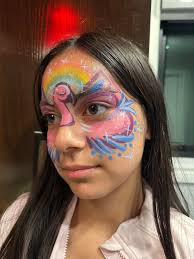Face painting at national trade fair