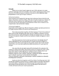 We want people to be on top of their game at kayak. Doc Swot Analysis For Kayak Com Adrienne Tan Academia Edu