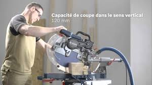 Bosch Scie A Onglets Radiale Gcm 12 Sde Professional Youtube