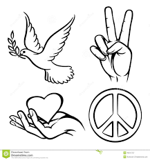 Paloma de la paz armonía. Simbolos De Paz Ilustracion Del Vector Ilustracion De Mantiene 48212727