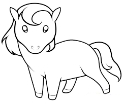 These horses are usually found in shades like golden, palomino, black, bay and chestnut. Cute Horse Coloring Pages Coloring Home
