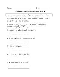 Parents nationwide trust ixl to help their kids reach their academic potential. Nouns Worksheets Proper And Common Nouns Worksheets