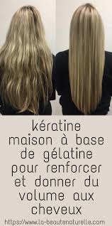 Keratine Maison A Base De Gelatine Pour Renforcer Et Donner Du Volume Aux Cheveux In 2020 Long Hair Styles Diy Natural Skin Products Hair Styles