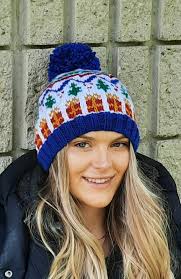 Jacquard Ai Ferri Circolari Maglie Con Disegni Norvegesi Gioia, Natale,  Modello Di Maglia, Cappello, Berretto, Berretto
