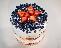 Simple sprinkles make these extra cute! Summer Recipes 4th Of July Red White And Blue Trifle Dune Jewelry Blog