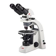 Our scopes are parfocal which means that when you switch from low to high power, a focused image. Motic Ba310p Polarizing Compound Microscope