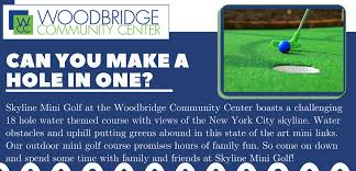 Activities for the elderly, dementia activities, aged care. Skyline Mini Golf Woodbridge Township Nj