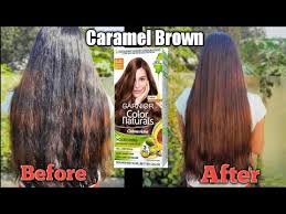 I haven't dyed my hair in 4 yrs…. Garnier Hair Color Review Demo 5 32 Caramel Brown Arpita S Beauty Youtube