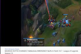 Massive Hotfix Fiddlesticks Insane Buffs Fiddlesticksmains Get matchup and counter information in drafting. massive hotfix fiddlesticks insane
