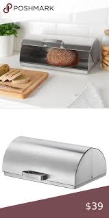 Ikea Ordning Stainless Steel Bread Storage Bin Ikea Ordning Bread Bin Stainless Steel Bread Box Mikael Warnhammar Desig Bread Storage Kitchen Food Storage Ikea