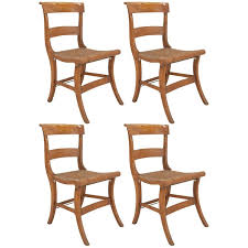 Set Of Four American Country Federal Style 19th C Side Chairs Side Chairs American Country Chair