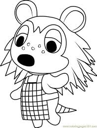 Animal Crossing Free Colouring Page Animal Coloring Pages Creation Coloring Pages Abstract Coloring Pages