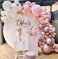 Wedding Backdrop Balloons Pink 28 New Ideas Dessert Table Birthday Party Backdrops For Parties Birthday Decorations