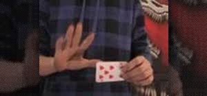 Cards disappear from the deck right before everybody's eyes. How To Make A Playing Card Vanish With Magic Card Tricks Wonderhowto