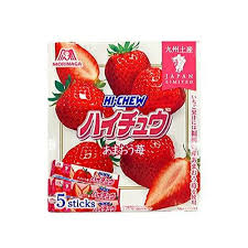 HIーCHEW ハイチュウ あまおう苺 （5本入） 福岡県産 果汁100％使用 九州限定 いちご 帰省土産 : 博多桃太郎 - 通販 -  Yahoo!ショッピング