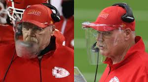 How Andy Reid fixed his face shield so it doesn't fog up anymore | Sporting  News