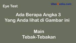 Dengan pencarian sederhana anda akan menemukan jawaban dalam waktu singkat. Eye Test Ada Berapa Angka 3 Yang Anda Lihat Di Gambar Ini Ulasmedia Com