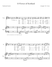 Lyrics © original writer and publisher. O Flower Of Scotland Sheet Music For Piano Voice Other Piano Voice Musescore Com