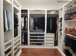 Having a custom closet installed can run you several thousands of dollars, but you can often get a complete pax system installed for around $1,000. Revamping My Closet With The Ikea Pax Wardrobe Stylish Revamp Walk In Closet Ikea Ikea Closet System Ikea Pax Wardrobe