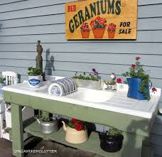 Diy Potting Bench Ideas Potting Bench Potting Bench With Sink Old Sink
