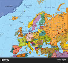 Free printable maps of europe. Europe Tourist Map With Cities Tourism Company And Tourism Information Center