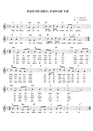 Pain De Dieu Pain De Vie Partition De Chant Liturgique Gratuite