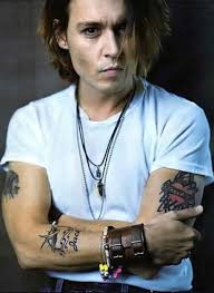 Jesse grant and chris jackson/getty images the sparrow tattoo is an inverted version of one featured on his character jack sparrow from pirates. depp has said the sparrow represents his son jack, who was born in 2002. Johnny Depp Johnny Depp Tattoos Celebrity Tattoos Johnny Depp