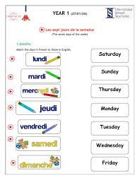 For audiobooks and lessons of modern french, try french today. Les Jours De La Semaine Free Worksheet