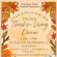 Compassionate Vegan Thanks-Living Dinner Event event in Bethlehem, CT