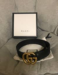 Black 1 5 In Gucci Belt Size 95 Comes With Belt Dust Bag Box And Shopping Bag Gucci Belt Gucci Belt Size Belt
