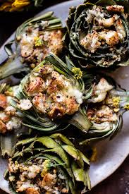 Brie Stuffed Artichokes Half Baked Harvest Recipe Easy Dinner Party Recipes Dinner Party Recipes Artichoke Recipes