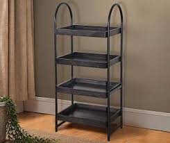 Stratford Black 4 Tier Media Display Shelf Big Lots Big Lots Furniture Big Lots Decor Display Shelves
