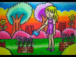 Gambar pictures gallery of gambar taman belakang rumah minimalis. Halaman Download Gambar Menyiram Bunga Di Taman Belajar Gradasi Warna Youtube
