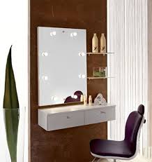 Wall Mounted Small Dressing Table With Mirror Lights Dressing Table Design Bedroom Vanity Table Minimalist Dressing Tables