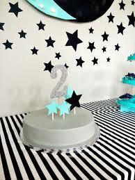 Moon Star Themed Birthday Party Little B Turns 2 2nd Birthday Party Themes Birthday Birthday Party Cake