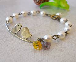Free Shipping Branch Bracelet Ivory Pearls By Beadsstory On Etsy 21 00 Branch Bracelet Wedding Bracelet Ivory Pearl