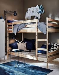 Mydal Frame Stapelbed Grenen 90x200 Cm Ikea Stapelbed Stapelbed Kamers Thuisdecoratie