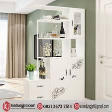 Bufet partisi minimalis ukir jati ( rak tv, sekat ruang tamu,)rp5.500.000: Penyekat Ruangan Bufet Minimalis Modern Interior Perabot Rumah Pembatas Ruangan
