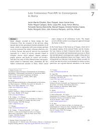 Pdf The Geology Of Iberia A Geodynamic Approach Chapter 7 Late Cretaceous Post Rift To Convergence In Iberia
