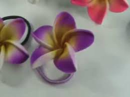 Get deals with coupon and discount code! Wholesale Hair Foam Plumeria Flower Scrunchies Handmade Wholesalesarong Com Youtube