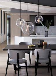 Marcel 300mm Pendant In Clear Black Lights Over Dining Table Pendant Lighting Over Dining Table Dining Room Table Light