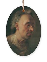 Portrait of the artist's father Ornament by Franz Anton Palko
