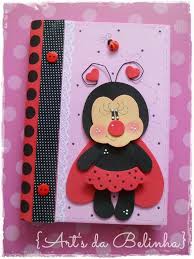 Capa De Caderno Em Eva Simples Joaninha Cadernos Decorados Joaninhas Em Eva Trabalhos Manuais