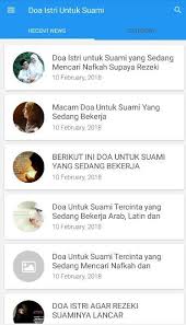 Semoga allah memberikan kebaikan doa istri untuk suami selanjutnya adalah ditujukan dengan maksud agar harta dan kekayaan serta rejeki yang didapat suaminya tetap di jalur yang halal. Doa Istri Untuk Suami Fur Android Apk Herunterladen