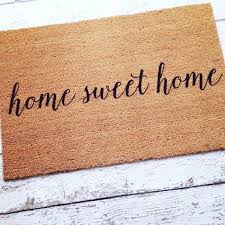 Home Sweet Home Welcome Mat Doormat Door Mat Gift Wm03b Sweet Home Door Mat Home Furnishing Accessories