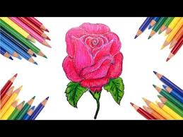 Cool drawing ideas for older elementary kids 40. How To Draw A Rose Easy For Kids Home Facebook