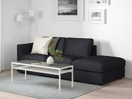 Vimle 3 Zitsbank Gunnared Middengrijs Ikea In 2020 Sofa Sofa Back Cushions Cosy Sofa