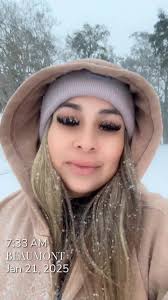 #Texas#beaumonttx #2025 #Mispestañas ❄️🥶🤣
