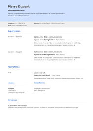 Si biais il devait y avoir, il ne serait certainement pas en faveur des. Modele De Cv Pour Assistant Administratif Onlinecv