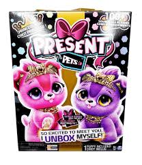 Present Pets Sparkle Princess Puppy Interactive Plush Toy Blind Box Pink  Purple 778988393628| eBay